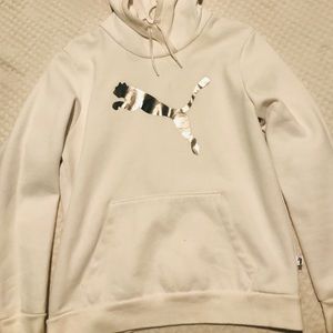 Crisp White PUMA Hoodie 🐼